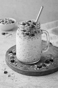 High Protein Nuts, Fruits & Seeds Milk Muesli Jar [450 Ml Mason Jar]