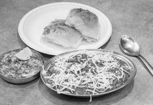 Khada Cheese Pav Bhaji (2 Pav)