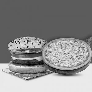 Pizza Burger Combo