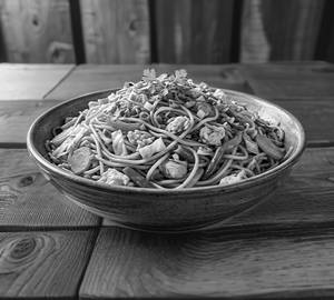 Egg Chicken Hakka Noodles