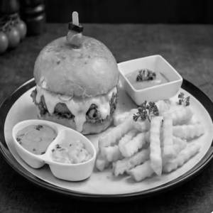 Double Cheese Paneer Burger