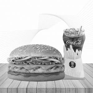 Korean Grill Chicken Burger Meal