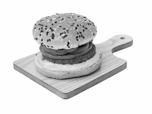 Schezwan Chicken Burger