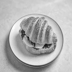 Spinach And Mushroom Crossant