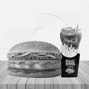 Korean Paneer Burger Meal