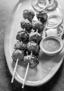 Mushroom Stuffed Tikka
