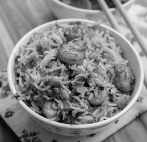 Prawns Fried Rice [Serves 1, 600 g]