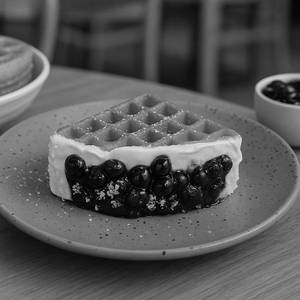 Blueberry Cheesecake Waffle