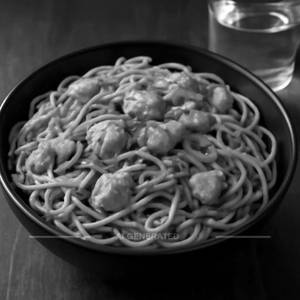 Chilly Garlic Chicken Noodles