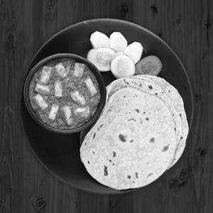 Matar Paneer Meal [Mini, Serves 1]
