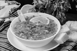 Lemon Coriander Soup [Serves 1, 300 ml]