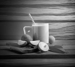 Chicku Milk Shake