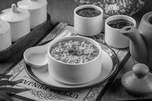 Veg Burnt Garlic Soup
