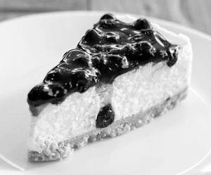 Blueberry Cheese Cake Slice
