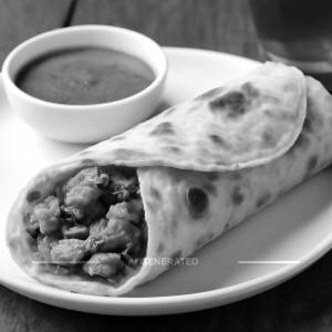 Veg. Chicken Tikka Roll