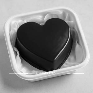 Heart Chocolate Bento Cake [325 G] [Eggless]