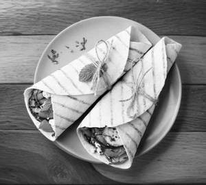 Full rumali Cheese Chicken Shawarma