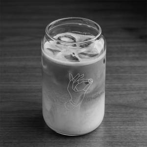 Iced Dirty Matcha Latte