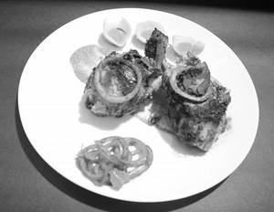 Stuffed Chicken Tangdi Kabab