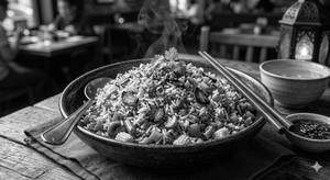 Veg Burnt Garlic Rice