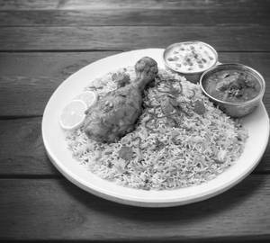 Hyderabad Chicken Dum Biryani ( Wood Cooking )