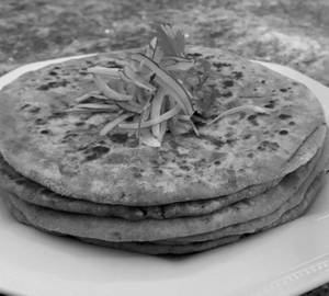 Onion Paratha 1  Bhaji