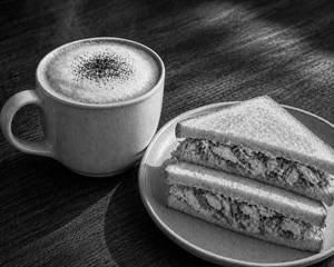 Cappuccino With Classic Chicken Sandwich