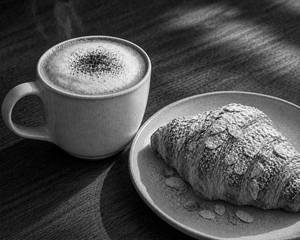 Cappuccino With Almond Croissant