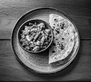 Mix Veg (Half) + 4 Tava Roti