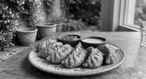 Veg Fried Momos (8 Pieces)
