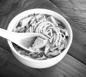 Soup chow pork or chicken