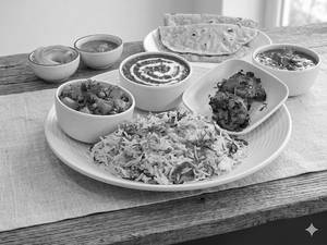 Dal Makhani & Chicken Tikka Signature Thali