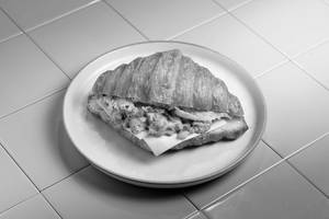 Paneer Tikka Croissant Sandwich