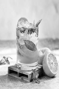 Orange Basil Mojito