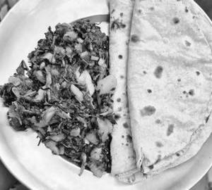 Roti(3) With Bhaji