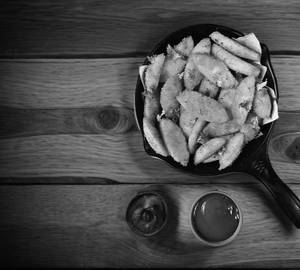 Idli Fry with Chutney