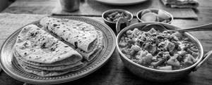 Mix Veg Half + 4 Tawa Roti