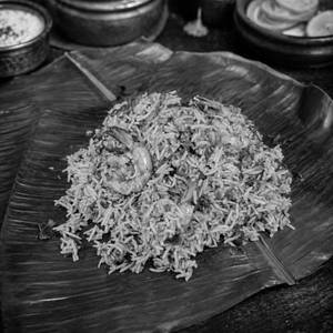 Lapti Prawns Dum Biryani