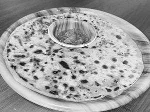 Mix Parantha With Pickle