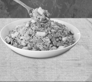 Egg chicken fried rice