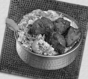 Chicken 65 biriyani