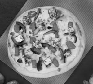 Spicy paneer pizza [7 inches]