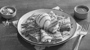 Salted Caramel & Biscuit Crepe