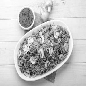 Mushroom Schezwan Fried Rice