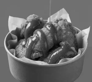 Hot Garlic Chicken Wings(4Pc+Dip)