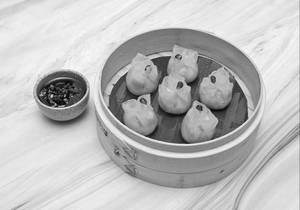 Edamame , Water Chestnut & Truffle Oil Dimsum