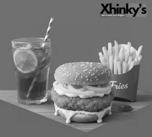 Crunchy Chicken Burger Meal