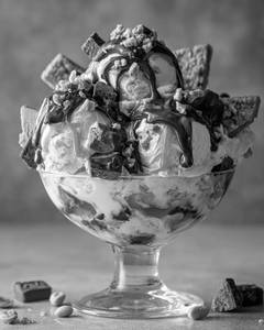 Caremel ripple sundae