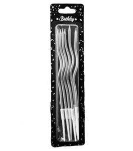 Spiral Gold Candles 1 Pack