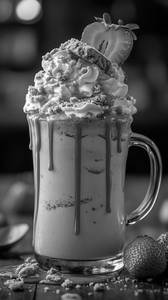 Strawberry milkshake